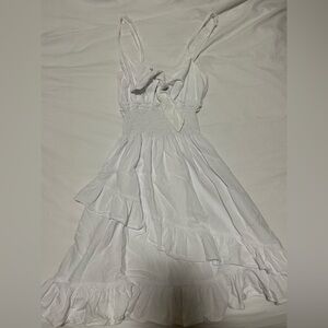 Elegant White Mini Dress